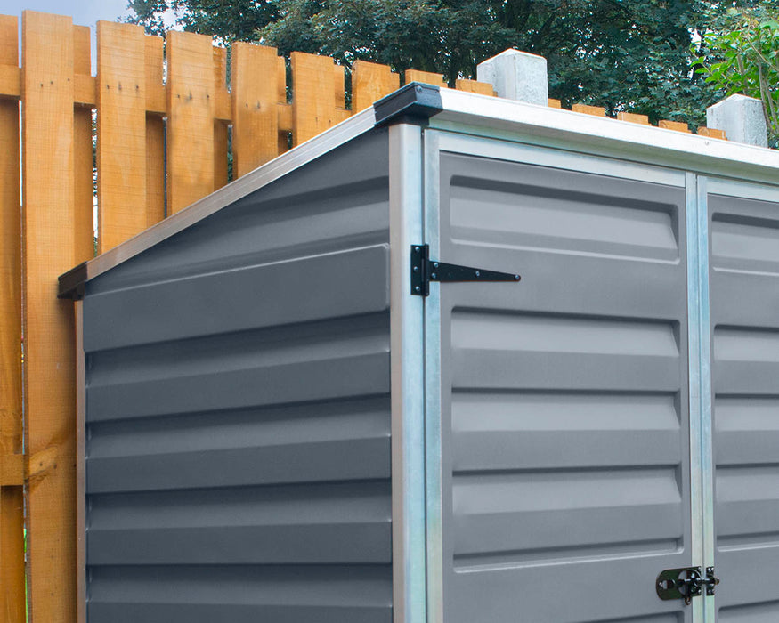 Palram Canopia Voyager 2ft x 4ft Pent Storage Shed - Grey