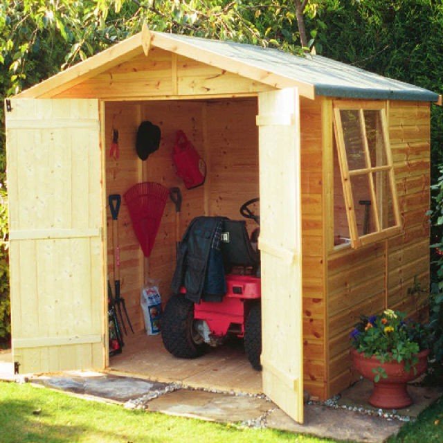 Shire Alderney 7ft x 7ft Apex Garden Shed