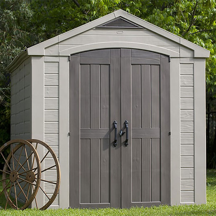 Keter Factor Apex Garden Shed 8ft x 11ft - Beige