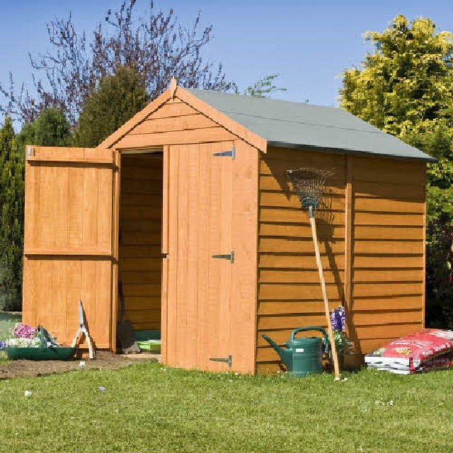 Shire Overlap 6ft x 6ft Windowless Shed with Double Doors