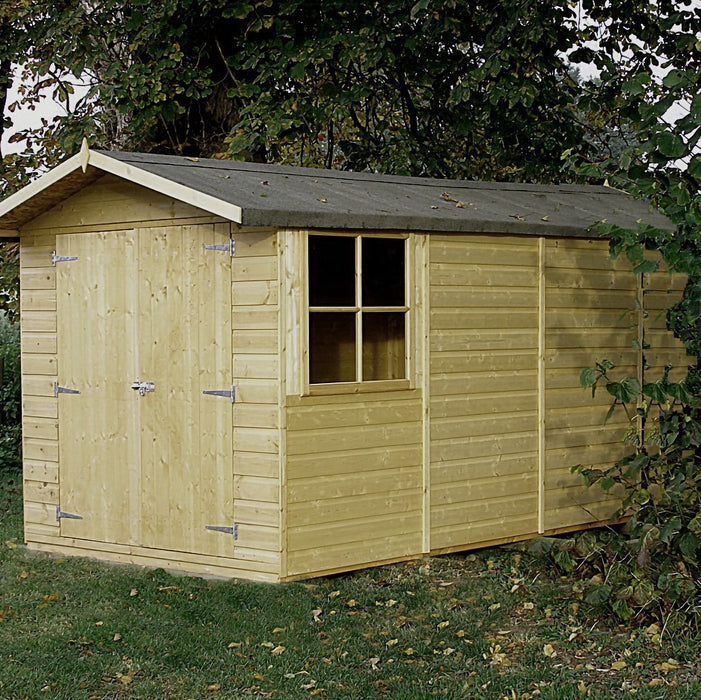 Shire Jersey 13ft x 7ft Pressure Treated Apex Shed