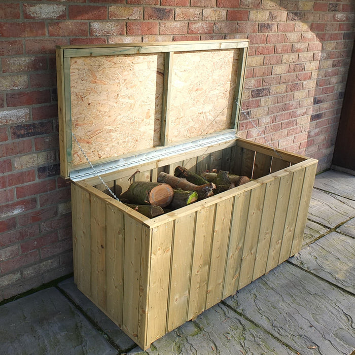 Shire Pressure Treated 4ft x 2ft Log Box - Planed Timber