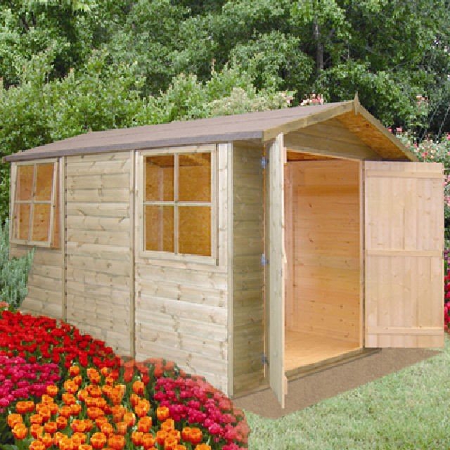 Shire Guernsey 10ft x 7ft Pressure Treated Apex Shed