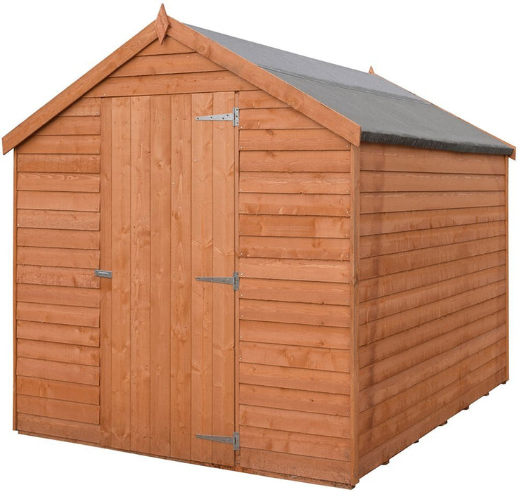 Shire Value Overlap 7ft x 5ft Shed - Windowless