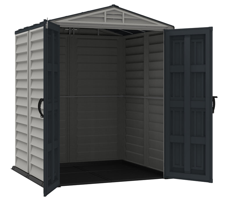 Duramax YardMate Plus - 5ft x 5ft Plastic Garden Shed in Grey