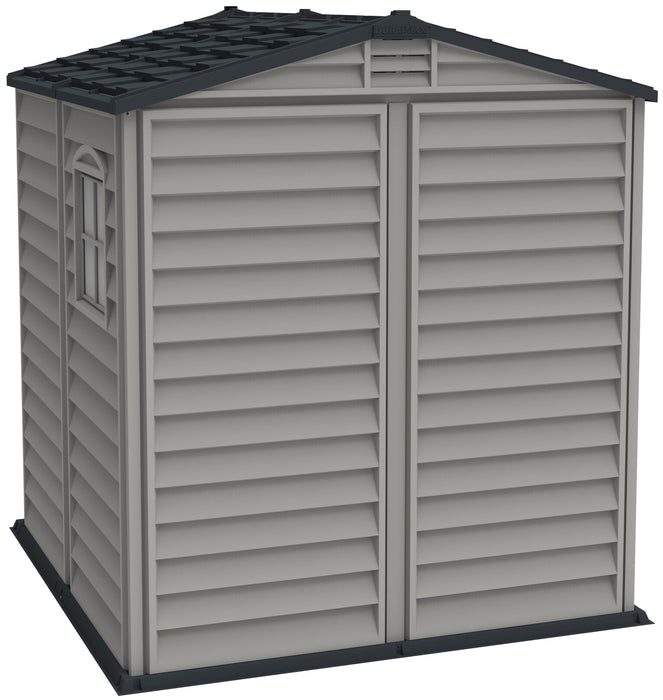 Duramax Store Mate Plus - 6ft x 6ft Plastic Garden Shed in Grey