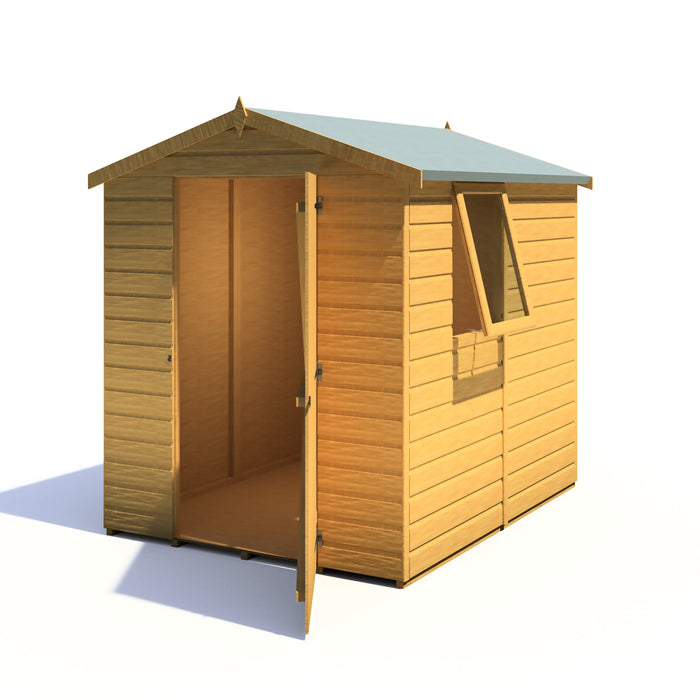 Shire Shiplap 7ft x 5ft Apex Garden Shed