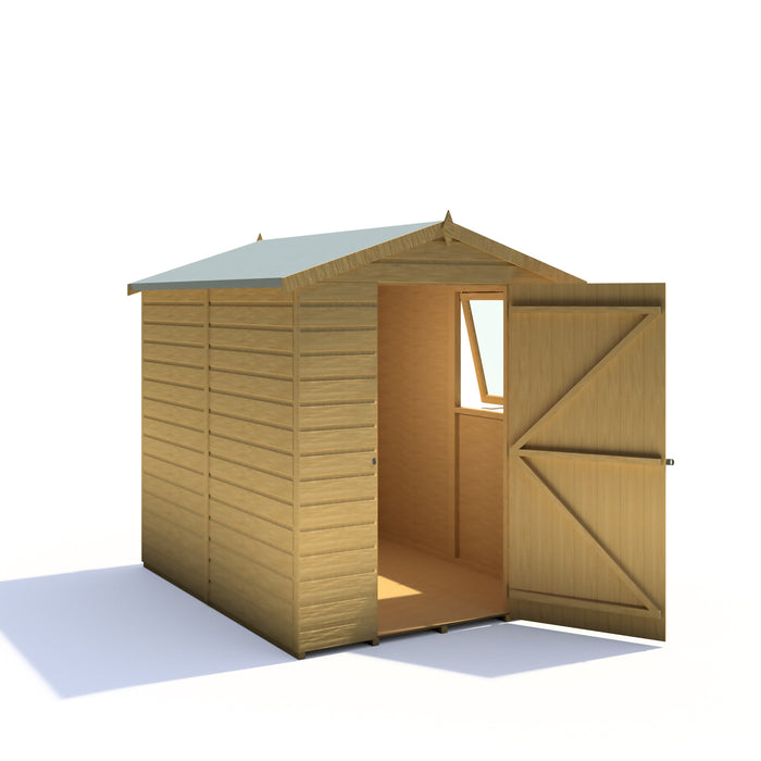 Shire Shiplap 7ft x 5ft Apex Garden Shed