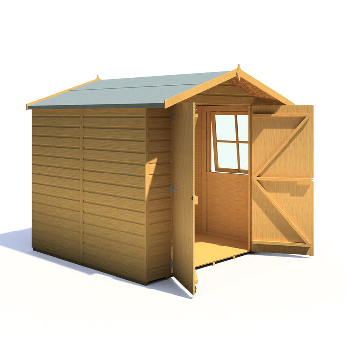 Shire Alderney 7ft x 7ft Apex Garden Shed