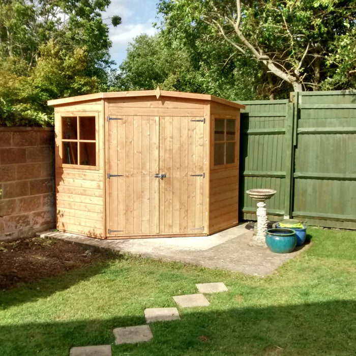 Shire 8ft x 8ft Corner Shed