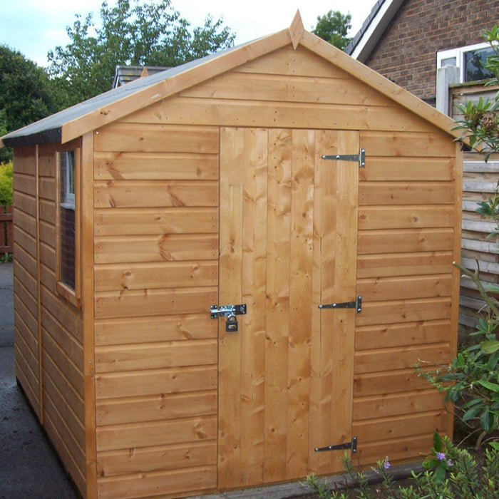 Shire Shiplap 8ft x 6ft Apex Shed (Single Door)