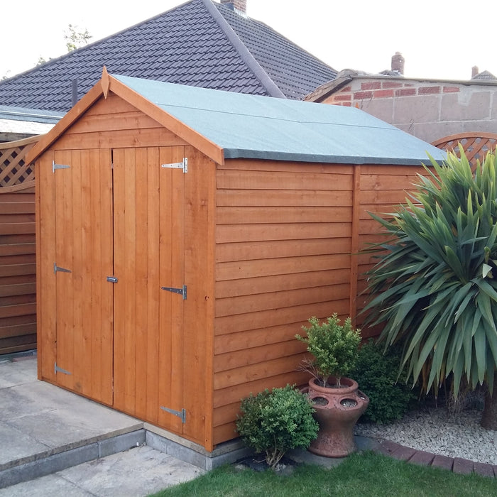 Shire Overlap 8ft x 6ft Windowless Shed with Double Doors