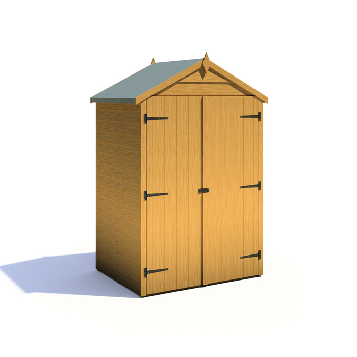 Shire Overlap 4ft x 3ft Shed with Double Doors - Windowless