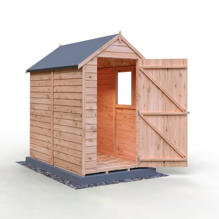 Shire Value Overlap 6ft x 4ft Shed