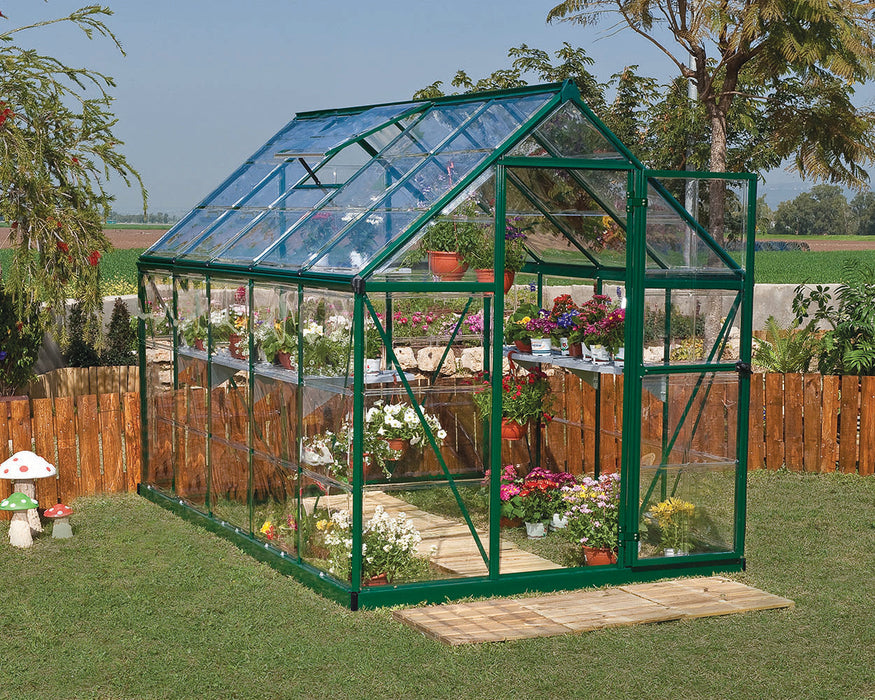 Palram Canopia Harmony 6 ft. x 10 ft. Greenhouse - Green