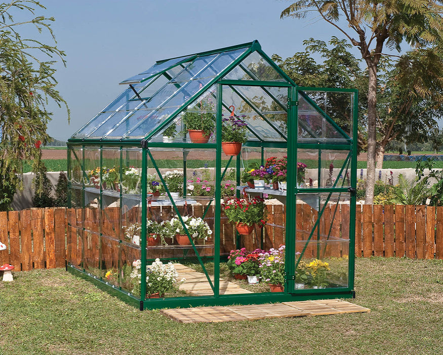 Palram Canopia Harmony 6 ft. x 8 ft. Greenhouse - Green