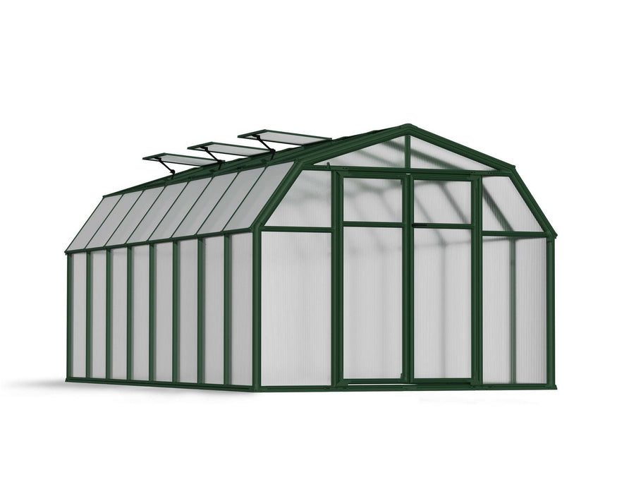 Palram Canopia Hobby Gardener 8 ft. x 16 ft. Greenhouse - Green