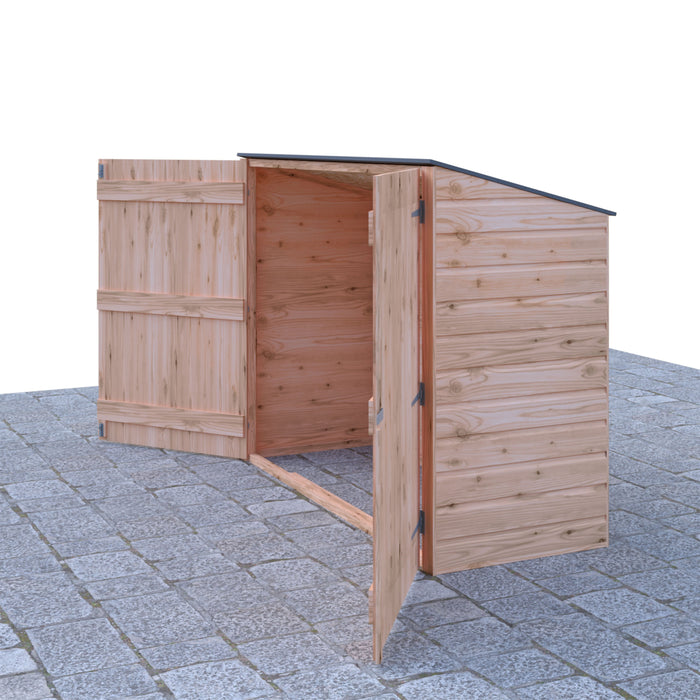 Shire Shiplap 2ft 6 x 6ft Pent Bike Store (no floor)