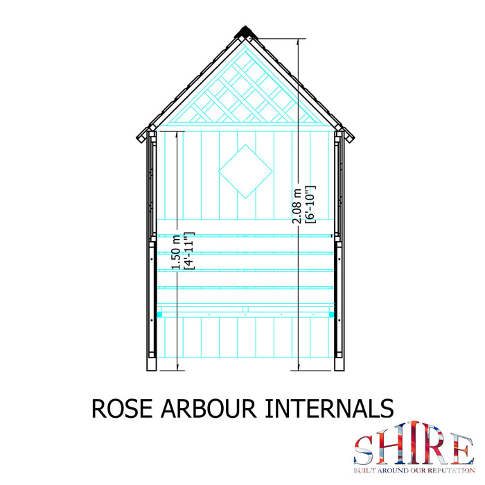 Shire Rose Arbour 2ft x 4ft