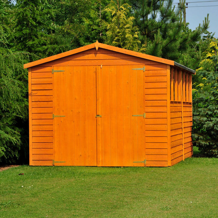 Shire Overlap 10ft x 10ft Workshop Shed with Double Doors