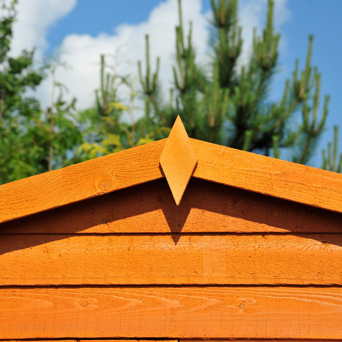 Shire Overlap 10ft x 8ft Apex Garden Shed with Double Doors